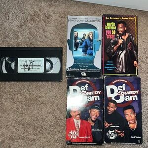 Vintage Comedy and Movie VHS Collection